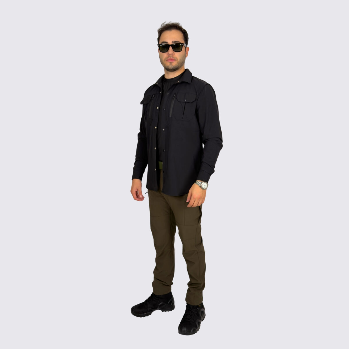 antrasit taktik gomlek haki pantolon taktik kombin2