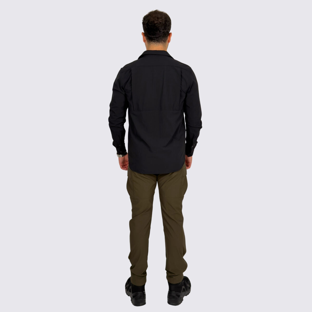 antrasit taktik gomlek haki pantolon taktik kombin5