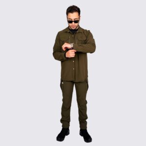 haki taktik gomlek haki pantolon taktik kombin1