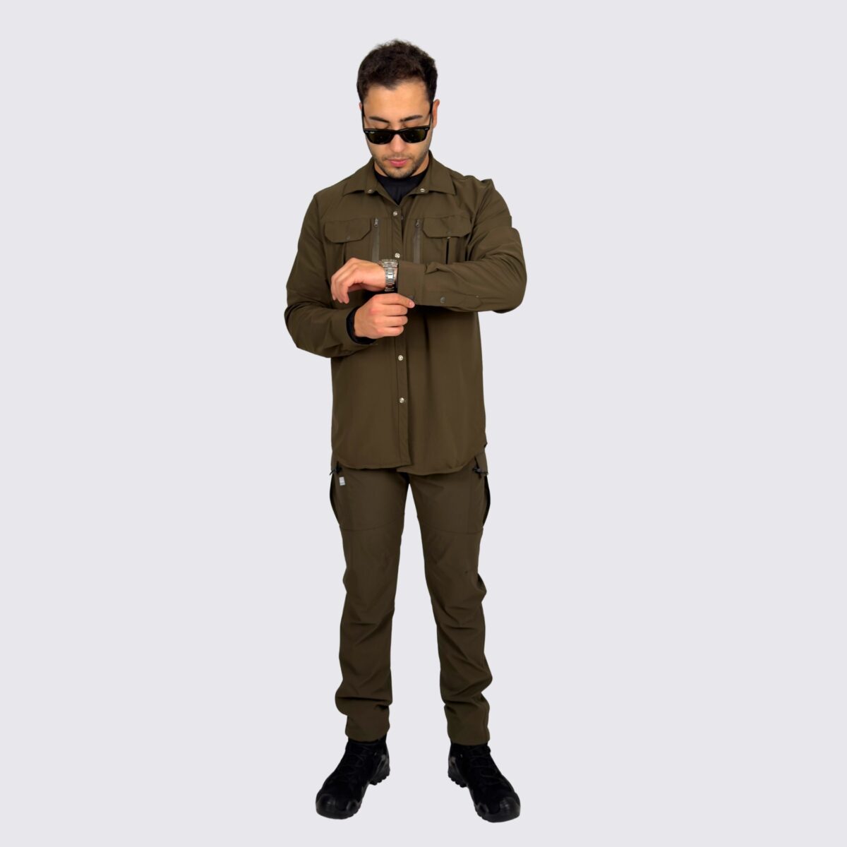 haki taktik gomlek haki pantolon taktik kombin3