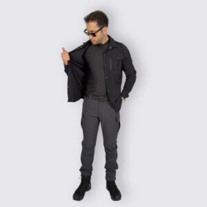 siyah taktik gomlek antrasit pantolon taktik kombin1